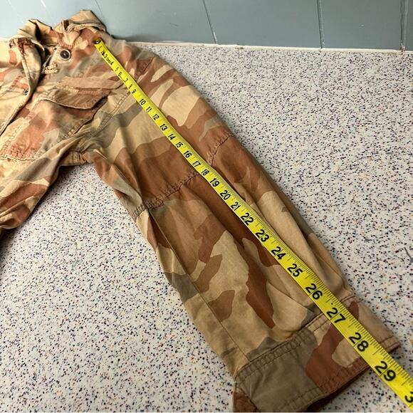 Free People Lead The Way Camo Lightweight Utility Jacket Taupe Tan Women’s XS - Picture 11 of 11